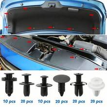 100pcs Automotive Repair Clip Set, 6 Sizes, Black Nylon Material, Durable, For Bumper And Fender Fixing, Easy To Install And Remove, Not Easily Damaged - 100Pcs Car Mounting Clips - View 11