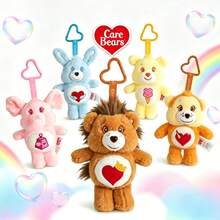 Care Bears Cousins 15cm 絨毛熊熊吊飾鑰匙圈 可愛熊熊掛飾 包包飾品 柔軟填充玩偶 卡哇伊配件 生日禮物 收藏款 - 彩色 - 查看 7
