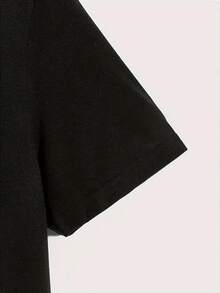 Camiseta corta de verano para hombre con cuello redondo y diseño casual con la frase 'No lo entenderías, una cosa de Elizabeth' - Negro - Ver 3