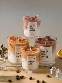 Long-Lasting Coffee Scented Candles, Caramel, Lavender, Coconut, Lemon, Soothing And Stress-Relieving, Long-Lasting Air Freshener, Suitable For Home, Bedroom, Bathroom, Wedding, Souvenir, Valentine's Day, Mother's Day, Music Festival, Birthday, Graduation Decoration - Multi Scents - View 9