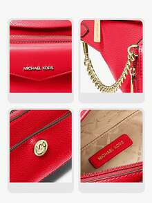 Michael Kors Maisie Leather 2 In 1 Waist Bag Fanny Pack In Dark Sangria For Women - Red - View 5