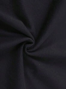 Weiches, bedrucktes T-Shirt aus reiner Baumwolle für Damen, lässiges Sommer-Basic-Top, atmungsaktiv, Rundhalsausschnitt, Kurzarm, Schwarz/Weiß - Schwarz - Übersicht 5