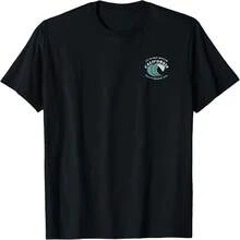Redondo Beach California Sunset Circle T-Shirt - Black - View 7