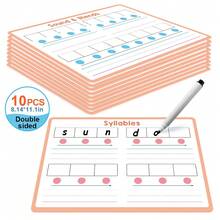 10pcs Math Arithmetic Whiteboard Multiplication Learning Tools, Suitable For 2-4 Grade Children Math Operation Thinking Training Educational Board - Multicolor - View 16