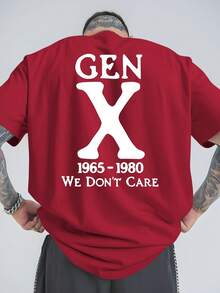 Summer Outdoor Sports T-Shirts For Generation X, Featuring Casual Large Sizes, Stylish Prints For Men, Relaxed Fit, Versatile Round Neck Design - 白色 - 查看 10