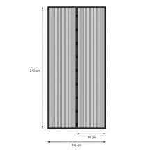 Mosquito Net For Terrace Or Balcony Door - Magnetic Mesh 100 X 210CM - Black - View 10