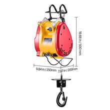 2-In-1 Portable Electric Winch, 1100 Lbs, With Wired Or Wireless Remote Control - 1100 Lbs - View 10