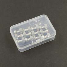 12pcs Decorative Magnets With Storage Box, 12 X 16mm, Suitable For Whiteboard, Strong Magnets, Silver Small Push Pin Magnets, Suitable For Adults, Refrigerator, Classroom, School Use, Silver Round Refrigerator Magnets, Strong Magnetic Push Pins, Suitable For Whiteboard, Office, Back To School - Set - View 13