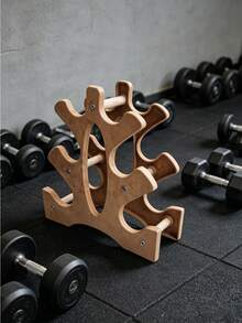 Multi-Layer Plastic Dumbbell Stand, Portable Weight Storage Rack For Home Gym - Multicolor - View 1