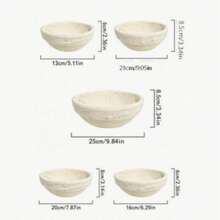 Woven Rattan Bread Fermentation Basket With Liner, Suitable For Baking Sourdough Bread, Multi-Functional Kitchen Tool, Multiple Sizes Available, Perfect For Fermenting Yeast Bread Dough - Multicolor - View 12