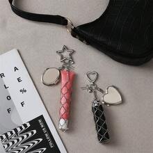 Portable Lipstick Storage Pendant With Mini Mirror, Fashionable Hanging Organizer, Portable Cosmetic Storage Accessory - Multicolor - View 4