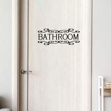 Stiker Dinding/Stiker Dekorasi Rumah untuk Kamar Mandi, Tanda Kamar Mandi, Pintu, Aksesoris, Stiker Dinding, WC, Toilet - kamar mandi - View 1
