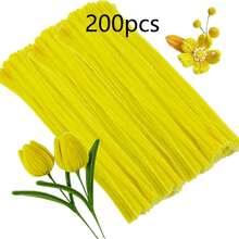 80/200/303/502/722pcs Pipe Cleaners, 8mm Thick Fluffy DIY Twistable Stems, Can Make Flowers, Ornaments, Cute Crafts, Suitable For School, Home Decor, DIY Fuzzy Sticks - Multicolor - View 11