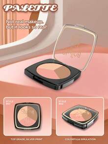1 Set Girls Pretend Play Makeup Kit, Non-Applicable, Luxury Cosmetic Simulation Fashion Toy Set -- Includes Realistic Lipstick, Eyeshadow, Brushes, Etc. Some Parts Sent Randomly - Multicolor - View 7