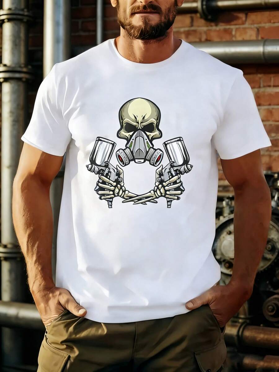 Men T-Shirts - White - View 1