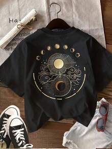 Camisetas de Tallas grandes - Negro - Ver 2