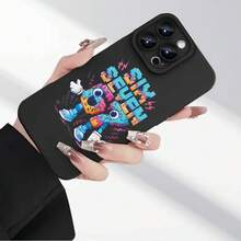Funda para Teléfono: Patrón Digital de Dibujos Animados de 67 ", Nueva Funda de Teléfono Móvil de Alta Demanda, Antigolpes y Anticaídas, Todo Incluido y Engrosada, Funda de Teléfono Móvil  De Alta Calidad, Compatible con iPhone 17/16/15/14/13/12/ 11 / PRO / PRO MAX / MINI / PLUS / XS MAX / XR / XS / 7P / 7G AIR Series - MSTSY-BWH-CJ - Ver 4
