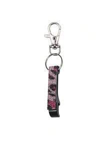 Vigour Summer Diamond Decor Manual Easy-Open Can Opener, With Keychain, Bottle Cap Opener, Beverage Can Opener, Comfortable Durable Plastic Kitchen Tool, Easy To Open, Portable, Suitable For Soda, Beer And Beverage Can Tops, Leak-Proof Cap Removal, Valentine's Day Gift - Multicolor - View 29