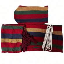 Durable Canvas Patio Hammock - Portable Outdoor Camping Summer Set, Portable Outdoor Hammock - A - View 9