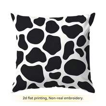 4pcs/1pc Black & White Animal Texture Pattern Pillow Covers, Single-Sided Printed Pillow Covers, Suitable For Living Room, Bedroom, Home Decor, All-Season Pillow Covers - Multicolor - View 12
