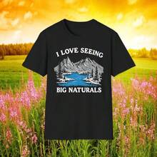 Me encanta ver cosas naturales grandiosas, camiseta con meme divertido, camiseta con chiste de montañas, camiseta de regalo para amantes de las caminatas. - Blanco - Ver 2