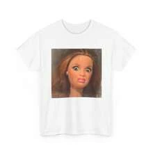 Funny Disgusting Doll Face Meme T-Shirt - 黑色 - 查看 6