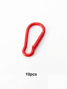 10pcs Hot-Selling Painted Gourd Alloy Carabiner Spring Quick Buckle DIY Keychain Backpack Clip Business Gift Jewelry Accessory - Alloy Gourd Buckle Carabiner - View 7
