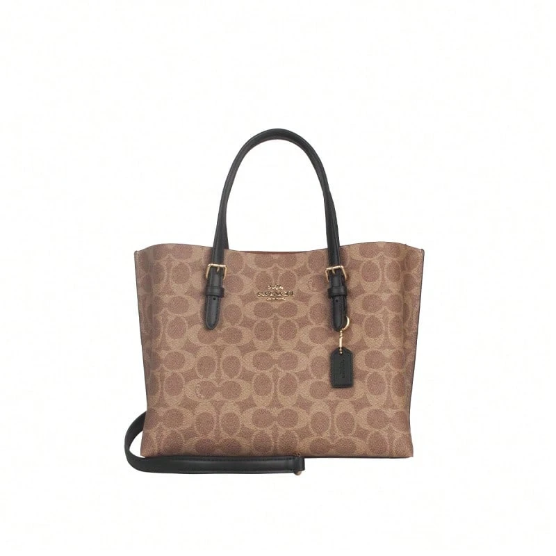 Coach Mollie Series Vintage Ladies Shoulder Crossbody Handbag CV965IMQRX - Khaki and Black CV965IMQRX - View 1