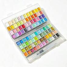 98/72/60 Colors Solid Watercolor Paints 1ml Glitter Series, Long-Lasting Colors, Suitable For Watercolor Painting And Art Creation - Single Piece - View 20