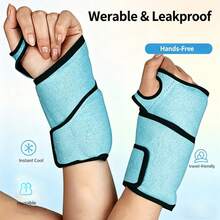 All-Day Comfortable Wrist Support - Adjustable Strap Design, Suitable For All Hand Sizes, Ideal Choice For Students And Professionals, Anti-Slip Design, Perfect For Desk Workers - Blue - View 1