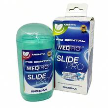 Fio Dental 500 metros Encerado Tampa Flip Não Desfia Medfio - Branco - Visão 5