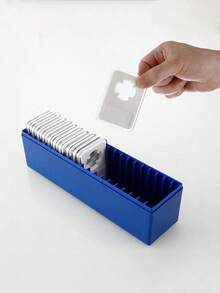 Plastic Coin Storage Box,Suitable For NGC,PCGS,PMG&Coin Holders,Coin Rack Organizer Case With 20 Slots,Protective Coin Organizer For Collectors&Graded Coins,Office Coin Tray,Commemorative Coin Rating Coin Collection Box,Only Empty Box - Multicolor - View 3