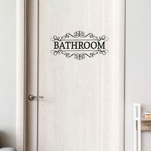 Stiker Dinding/Stiker Dekorasi Rumah untuk Kamar Mandi, Tanda Kamar Mandi, Pintu, Aksesoris, Stiker Dinding, WC, Toilet - kamar mandi - View 2