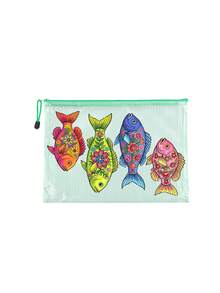 Bolsa de almacenamiento multifuncional, bolsa de aseo transparente con patrón de flores & peces, sardinas, bolsa de playa de estilo único para vacaciones, bolsa de almacenamiento de playa impermeable multifuncional, regalo para el Día de la Madre/Boda/Fiesta, bolsa de almacenamiento multifuncional, adecuada para natación, playa, buceo, uso diario, regalo práctico de vuelta a la escuela para compañeros de clase, mejores amigos, maestros - Multicolor - Ver 12