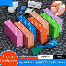 3pcs 400 Grit 1000 Grit 2000 Grit Model Making Sandpaper Sponge, 3mm Thick Model Tool Manual Sanding Block, Dry And Wet Use, Reusable - A - View 6