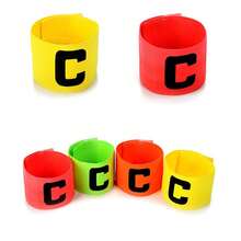2Pcs Football Captain Armbands, Durable American Football Captain Armbands, Adjustable Elastic Nylon Band With Letter C, Suitable For Football Training And Matches - Classic C-shaped Armband - View 4