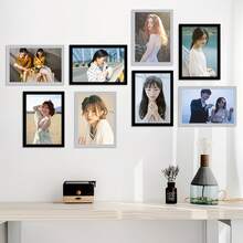 5 buah Bingkai Poster Magnetik A4, Dapat Digunakan Kembali, Warna Emas, Perak, Hitam (Opsional), Bingkai Pajangan Foto, Cocok untuk Dinding, Kantor, Dekorasi Rumah, Gaya Galeri Modern, Tempat Foto, Rak Pajangan Cetakan Seni - A - View 4