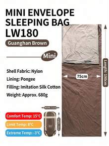 This Comfortable, Lightweight, And Portable Zippered Sleeping Bag Is Foldable And Easy To Carry; It Is Essential Camping Gear For Backpackers And Hiking Enthusiasts, Perfect For Outdoor Activities In Summer. - Multicolor - View 14