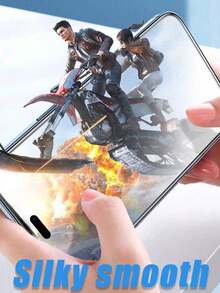 CASECOPS 4 piezas Protector de pantalla de vidrio templado esmerilado con privacidad de cobertura completa, con protección de borde de privacidad mejorada, resistente a caídas, resistente a arañazos, fácil de instalar, sin burbujas. Compatible con iPhone 17 Pro Max/17 Air/16 Pro Max/16 Plus/15 Pro/15/14/13/12/11, utilizando material de vidrio templado - 4 piezas - Ver 2