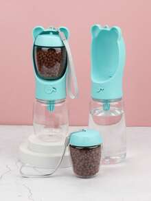Mint Blue Portable Pet Outdoor Water & Food Bowl - Mint Blue - View 2