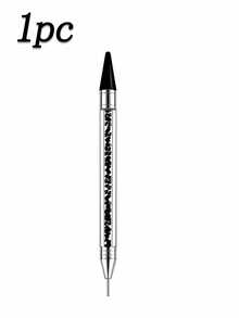 Includes 1pc Nail Art Rhinestone Dotting Pen And 2pcs Sorting Trays. Double-Ended Self-Adhesive Rhinestone Dotting Pen And White Rhinestone Storage Tray Suitable For DIY Rhinestone Crafts And Rhinestone Painting; Nail Art Decoration Tool. - Multicolor - View 14