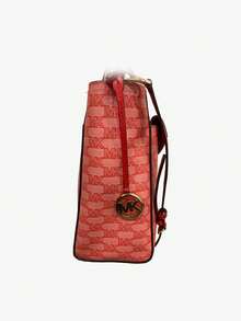 Michael Kors Maisie 3 In 1 Leather Tote Bag for Women,Large Travel Shoulder Bag,Laptop Bag for Work - 紅色 - 查看 4