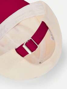 Balabala Kids Baseball Cap 2026 New Color Block Cute Cartoon Sun Hat Boys Girls Breathable Outdoor Daily Wear - White and Red - View 6