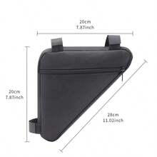 1pc Bicycle Triangle Bag, Top Tube Bag, Front Crossbar Bag, Durable Cycling Gear - Multicolor - View 6