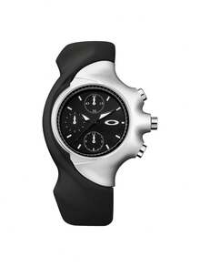 Reloj de Marca Premium: Diseño de Ojo de Demonio, Estilo Falso de Tres Ojos, Reloj de Cuarzo de Lujo, Estilo Retro de Moda, Adecuado para Hombres, Reloj de Negocios de Moda para Hombres, Regalo Perfecto para Vacaciones y Cumpleaños - Oro rosa - Ver 9