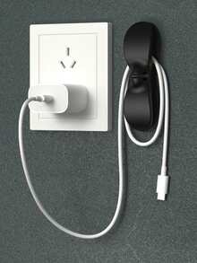 2PCSCable Organizer, Household No-Drill Plug Holder, Power Cord Organizer, Kitchen Cable Holder, Plug Holder, Cable Clip, Wall-Mounted Power Cord Organizer, Suitable For Various Scenarios, Available In Multiple Colors. - Practical - View 7