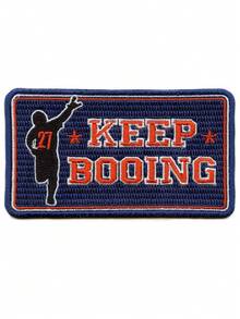 1 pieza/2 piezas/3 piezas/4 piezas Parche Keep Booing 27 Houston Béisbol Deporte Bordado Termoadhesivo - Multicolor - Ver 7