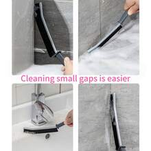 5 pièces Brosses de nettoyage de fentes fines, nettoyage en profondeur des crevasses étroites et des coins morts, convient pour les fentes de salle de bain, les bords d'évier, les rainures de cadres de fenêtre, les fentes de carrelage, les coins de robinet, outil de nettoyage de fentes multifonctionnel pour la maison - A - Voir 9