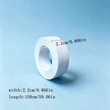 1 捲防水白色 PVC 自黏膠帶 - 適用於浴室、水槽和廚房 - 超強黏著力！居家浴室裝飾 秋季裝飾 開學季 - A - 查看 17