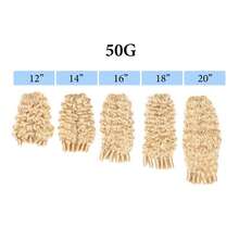 613 Human Crochet Hair Pre-Separated Invisible Burmese Curly Feather Crochet Human Hair Reusable Remy Hair Extensions Wet And Wavy Water Wave With Spiral Curl Miracle Knots Hair For Women - S613 - View 7